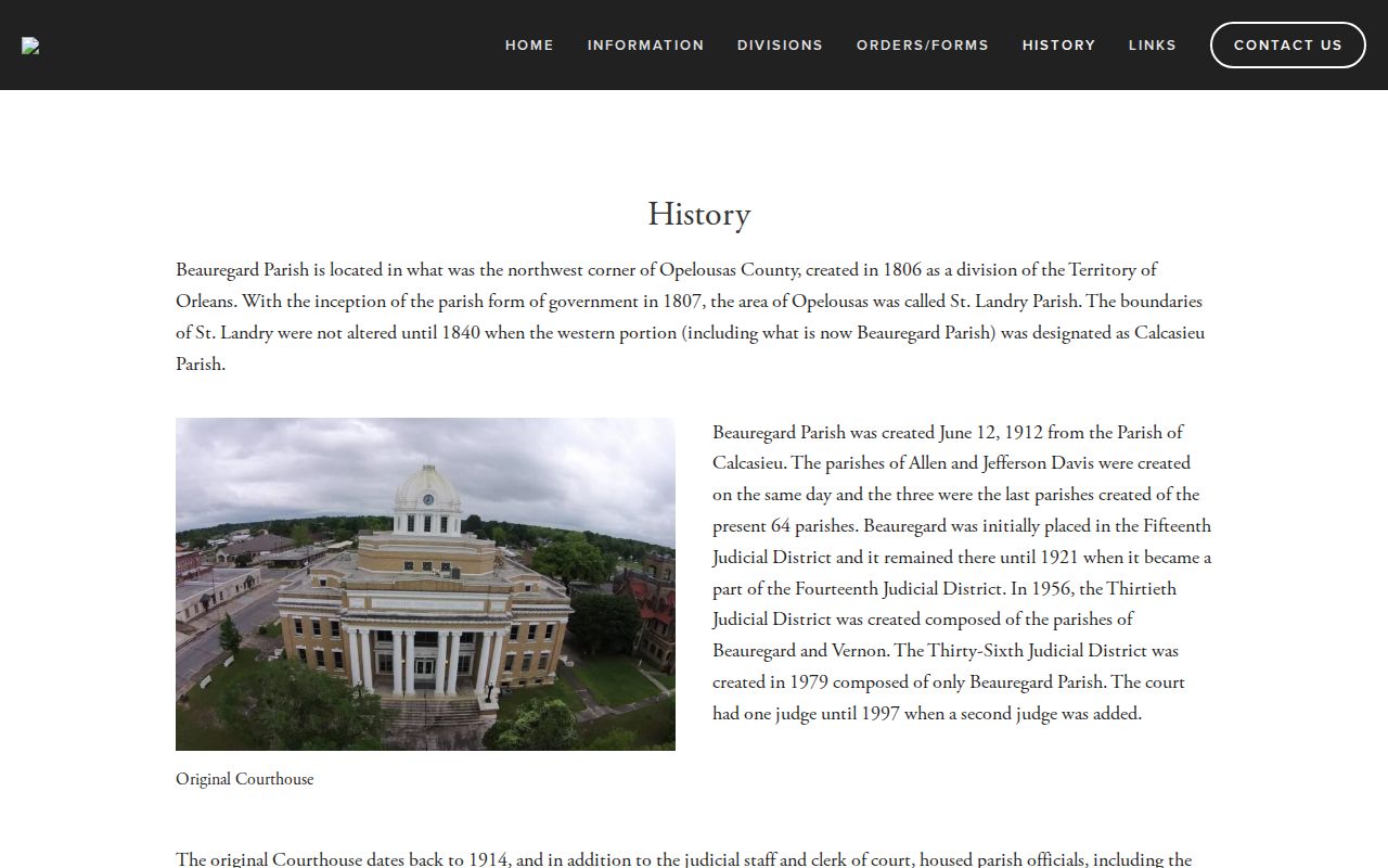 Beauregard Parish court docket historic courthouse renovation information